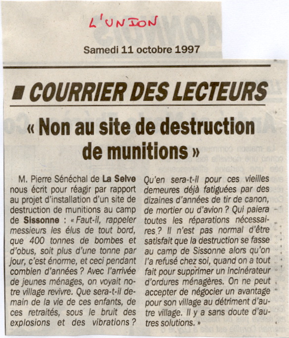 L'Union - 11 octobre 1997