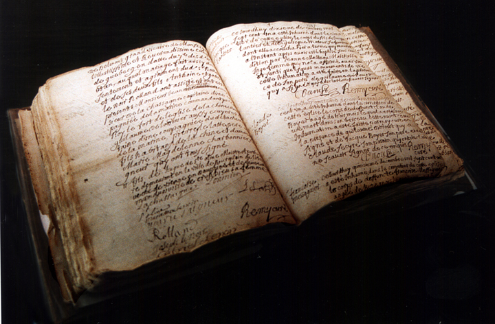 Le premier registre de la paroisse de Saints Anges de Lachine ( 1676 - 1707)