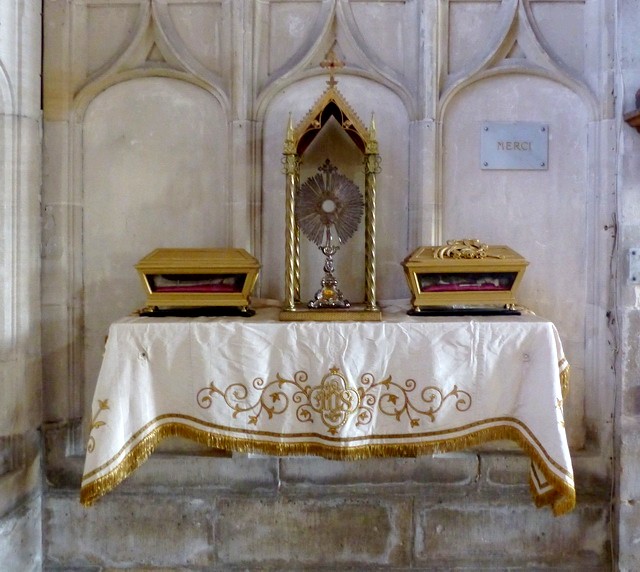 Depuis Nov. 2016, les reliques sont exposes dans la chapelle du Rosaire