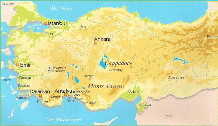 turquie1.jpg - Carte de la Turquie