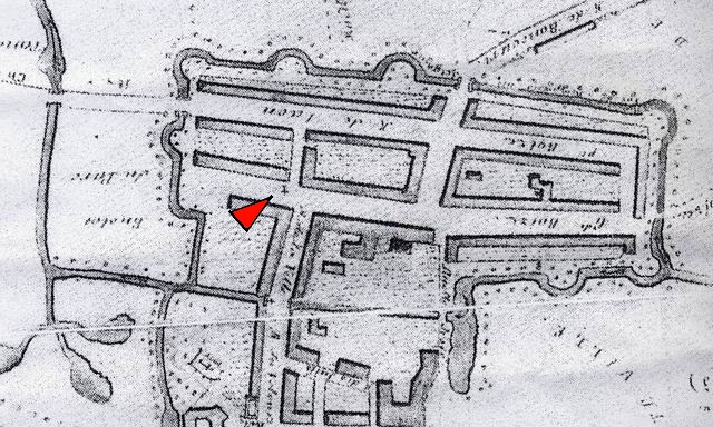 Plan de Sissonne par Edouard PIERLOT (1784)