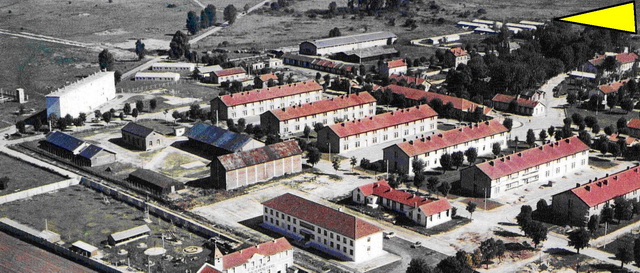 En haut  droite l'emplacement du  village .