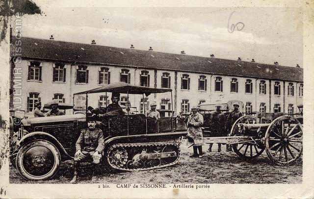 1930 - Artillerie motorise avec canon