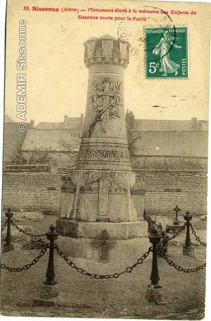 Le monument aux morts de 1870Dans le cimetire
