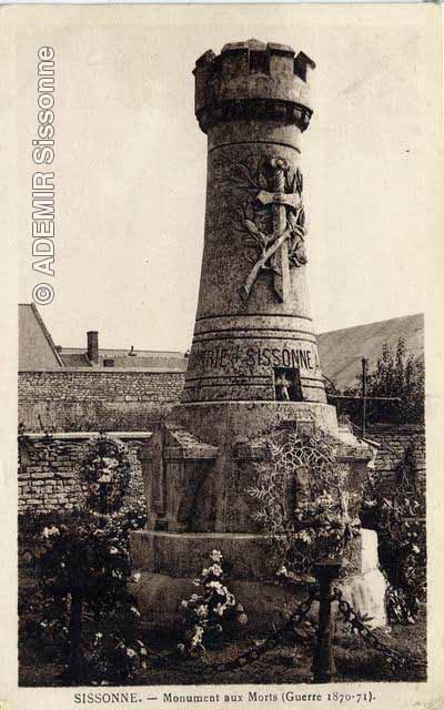 Le monument aux morts de 1870Dans le cimetire