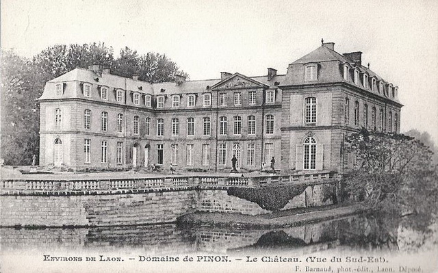 Le chteau de Pinon avant 1914