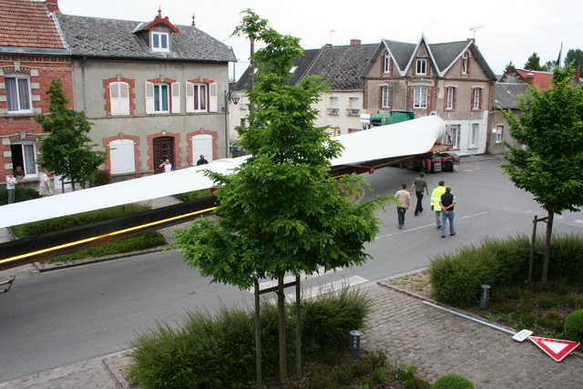 Passage de la premire pale,<br>l'arbre vit ses dernires minutes