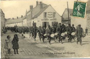 Entre de troupes dans Sissonne