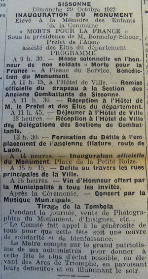 Le programme