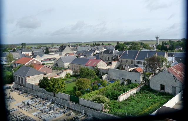 Vue sur le village depuis le clocher