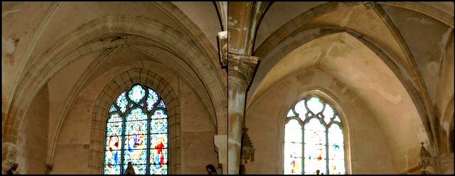 Transept gauche - Transept droitLes voutes diffèrent.