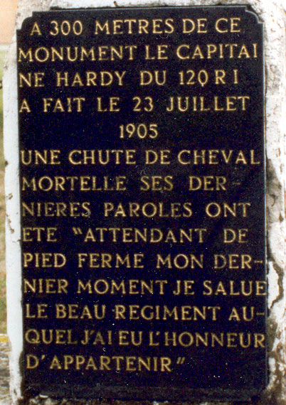 Plaque de la stle : dtail