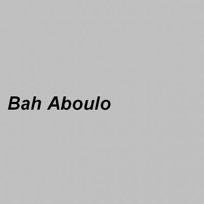 Bah Aboulo (abdoulaye)